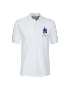 Tadcaster Grammar School White Sports Polo Shirt